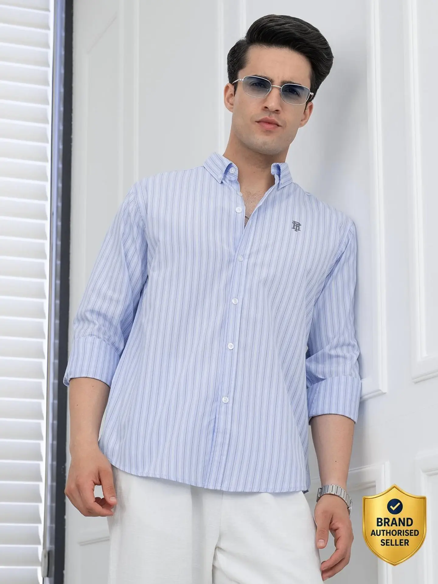 Striped Casual Men's Shirt